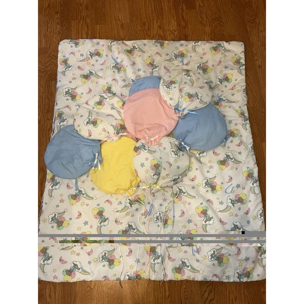 Vintage Precious Moments Baby Quilt Blanket Comforter 48